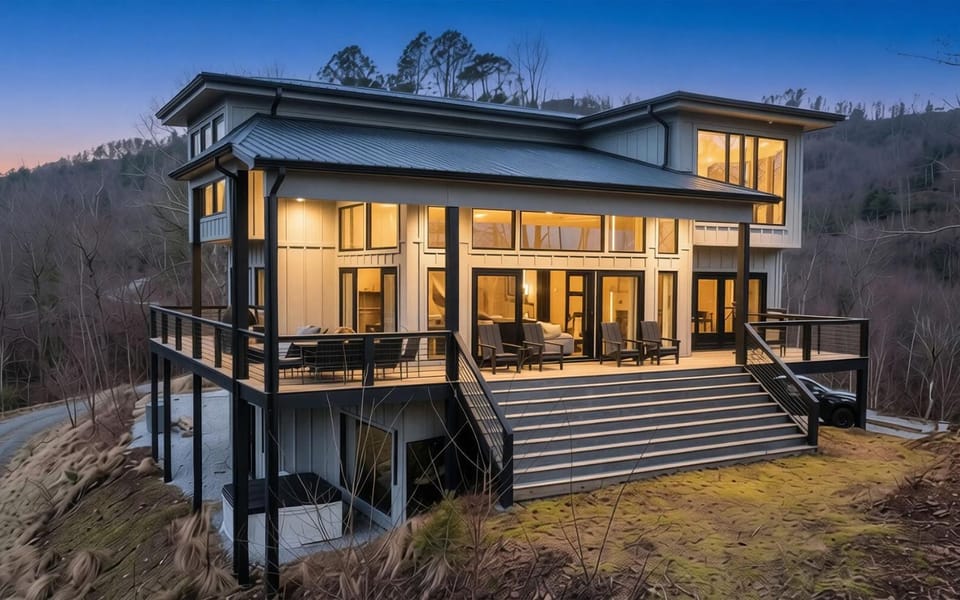 Rockledge - Dandelion - private, lakeside community docks, view of Fontana Lake House in Stecoah