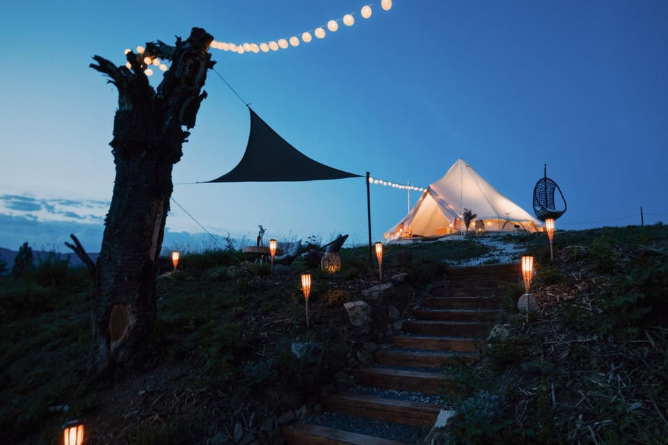 Zálesie Glamping Luxury tent in Slovakia