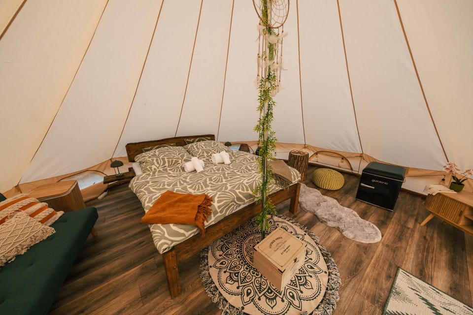Zálesie Glamping Luxury tent in Slovakia