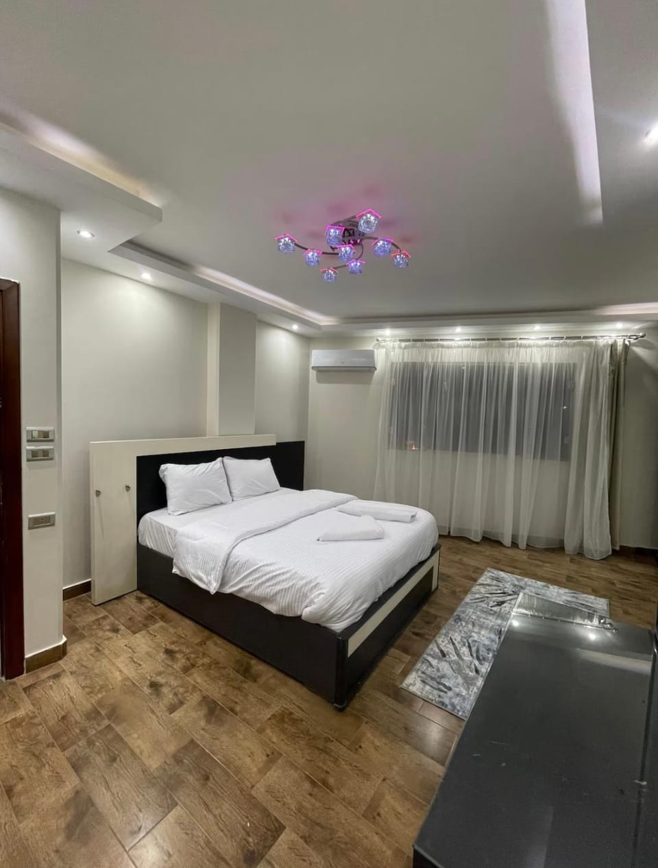 View (from property/room), Bedroom, Quiet street view, air conditioner