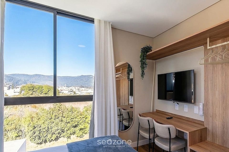 Studio w/ City View in Condo. UST0408 Apartment in Urubici