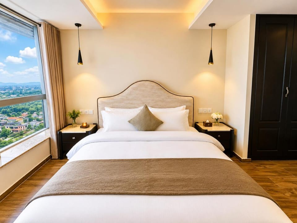 Bed, View (from property/room), Bedroom, VIP
