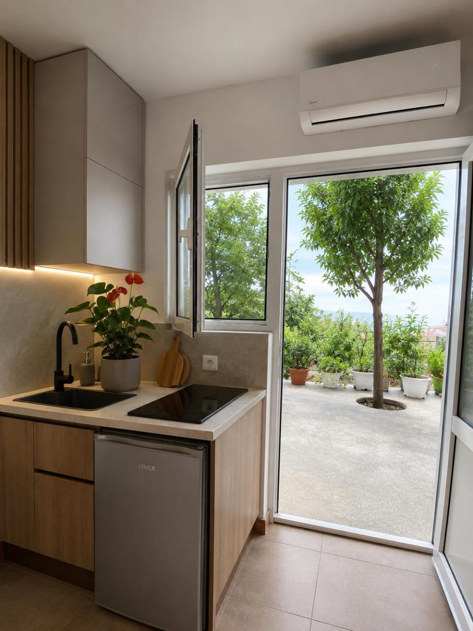 Garden, View (from property/room), Kitchen or kitchenette