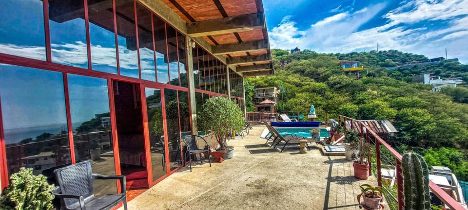 Natural landscape, Balcony/Terrace, Balcony/Terrace, Mountain view, Pool view, Swimming pool