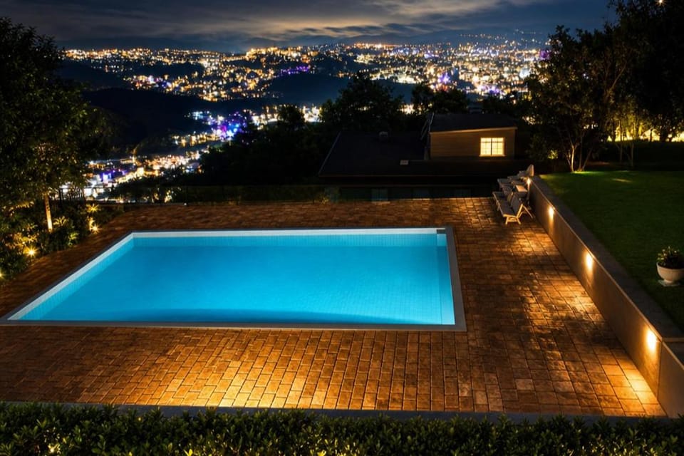 Night, Swimming pool
