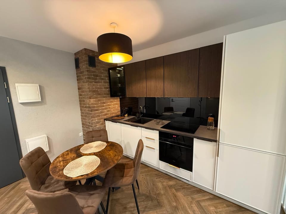 Kitchen or kitchenette, Dining area, oven