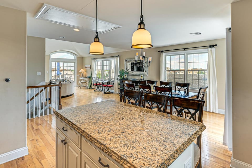 Walk to Brigantine Beach! Family Townhome w/ Views House in Brigantine