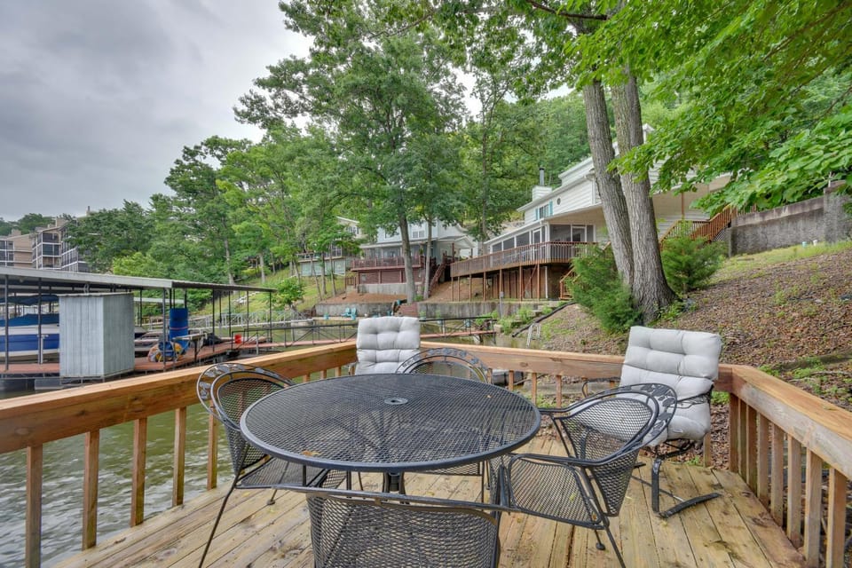 Private Dock! Waterfront Lake Ozark Home Near Dam House in Lake of the Ozarks