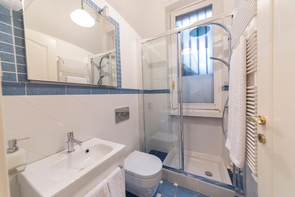 Shower, Toilet, towels