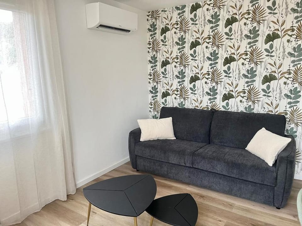 Living room, air conditioner