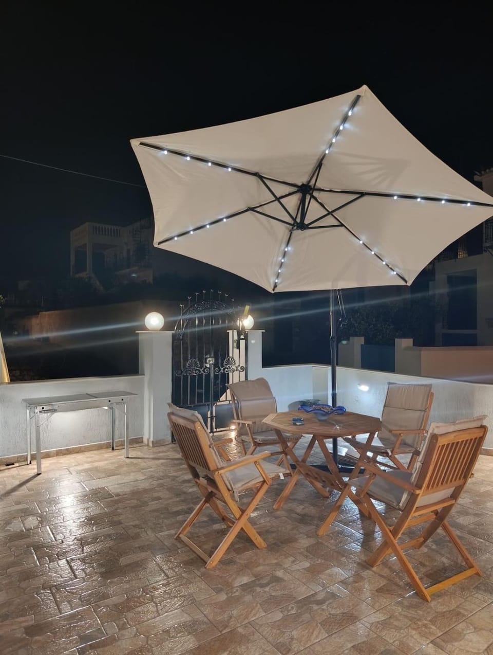 The Courtyard of the Sun House in Spetses