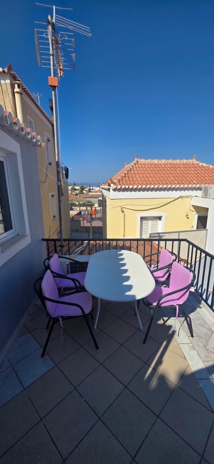 The Courtyard of the Sun House in Spetses