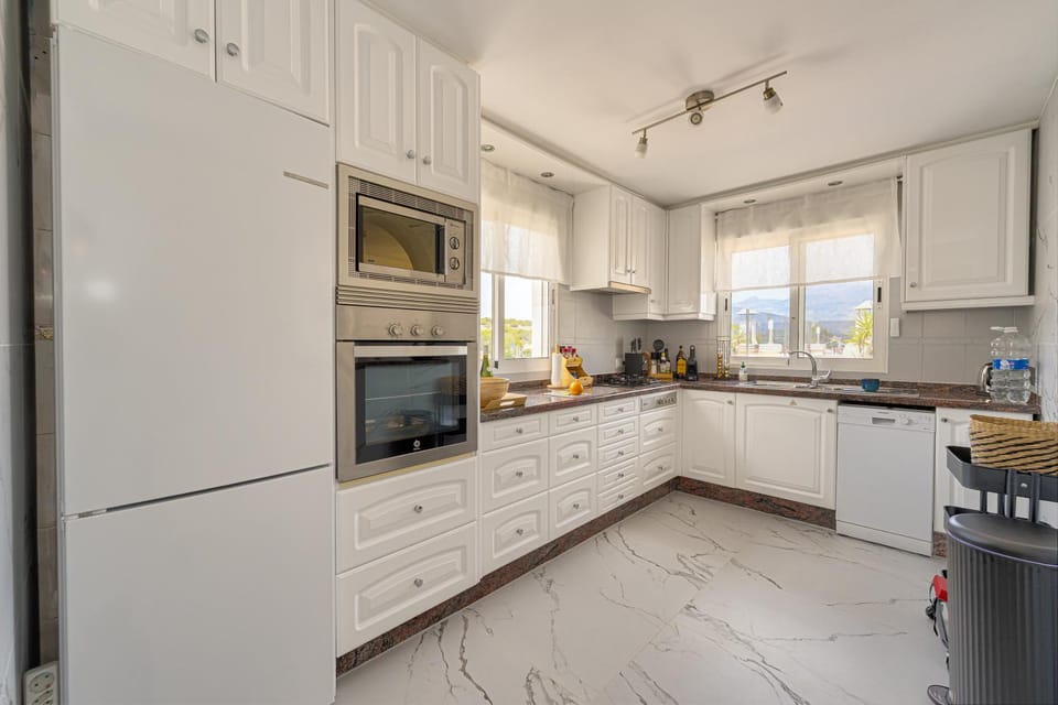 Garden view, Mountain view, kitchen