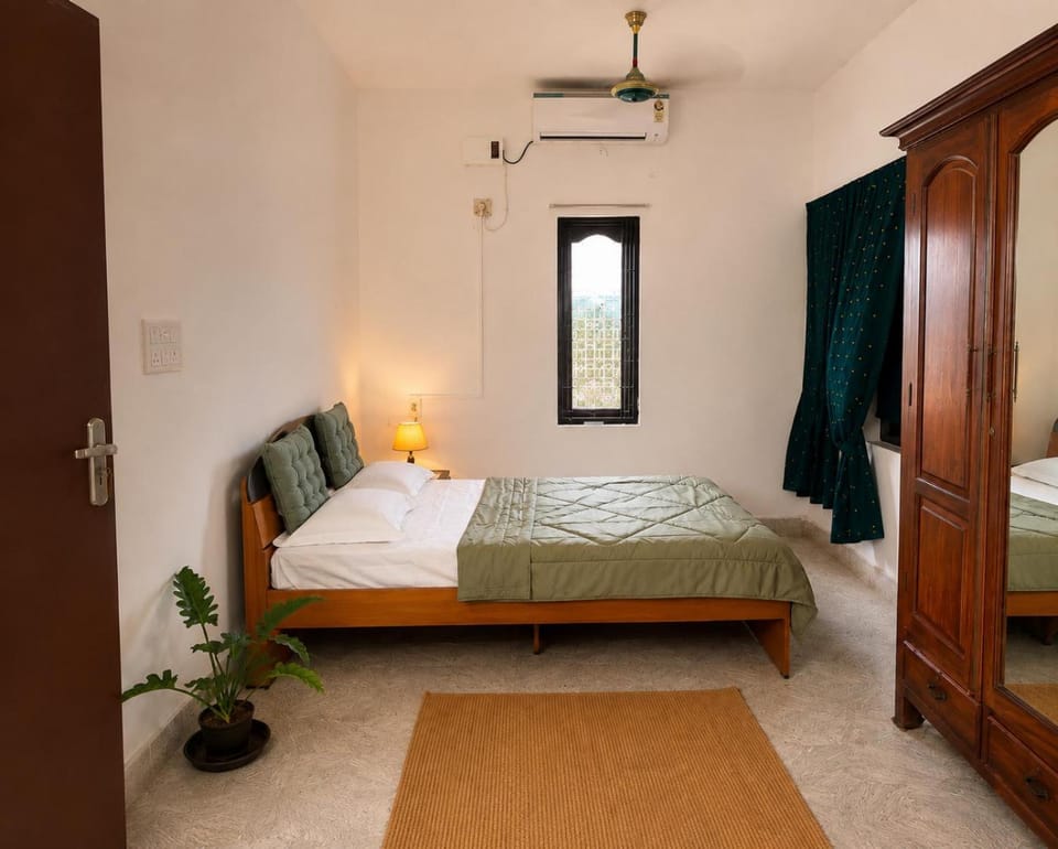 Bed, Bedroom, wardrobe