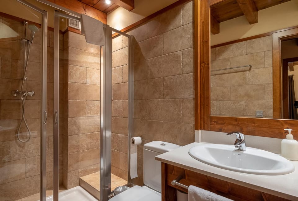 Shower, Toilet, Bathroom, towels