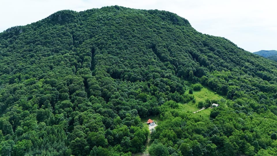 Natural landscape, Bird's eye view, Mountain view
