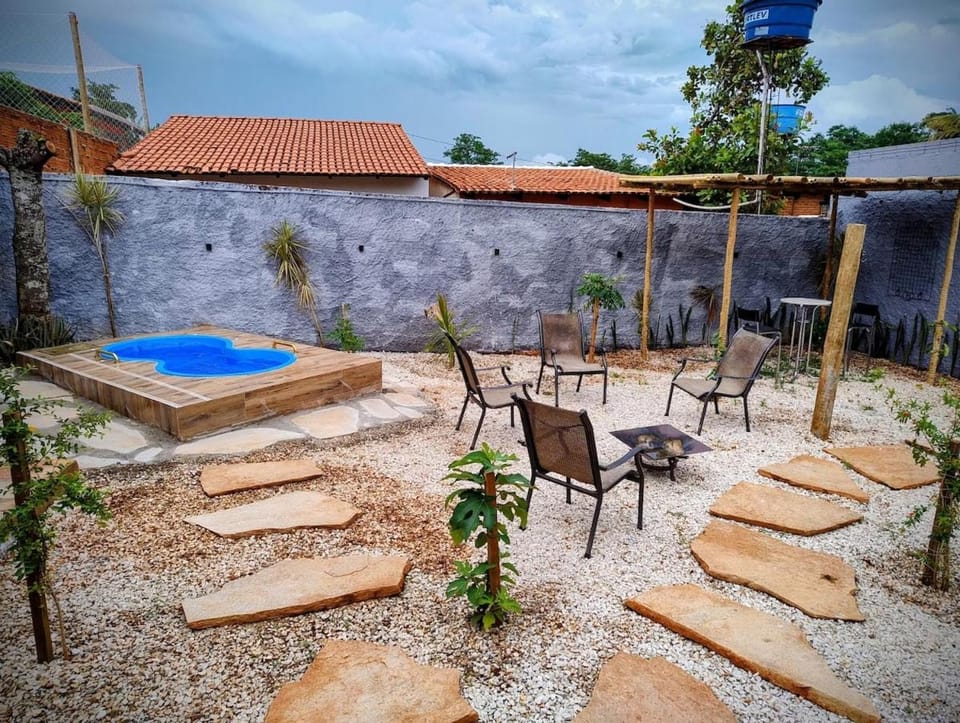 Casa Horus - com Hidro Aquecida House in State of Goiás