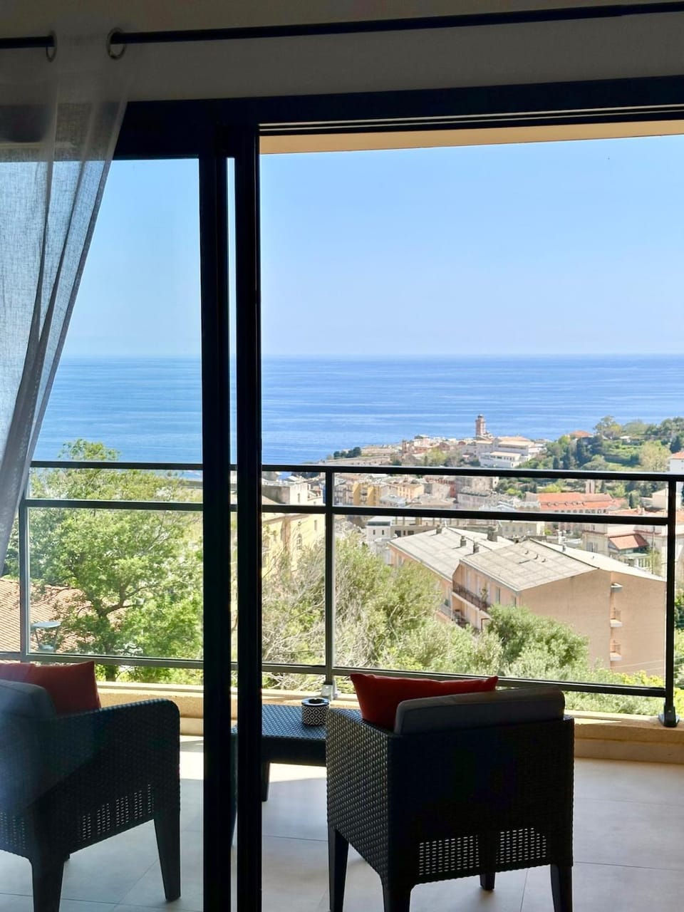 Breathtaking sea view Terrace quiet & comfort Apartment in Bastia