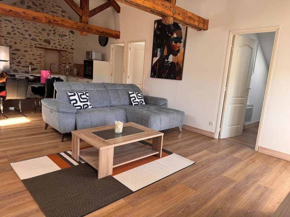 Appartement cosy sous les toits avec une vue dégagée et la climatisation Apartment in Aurillac