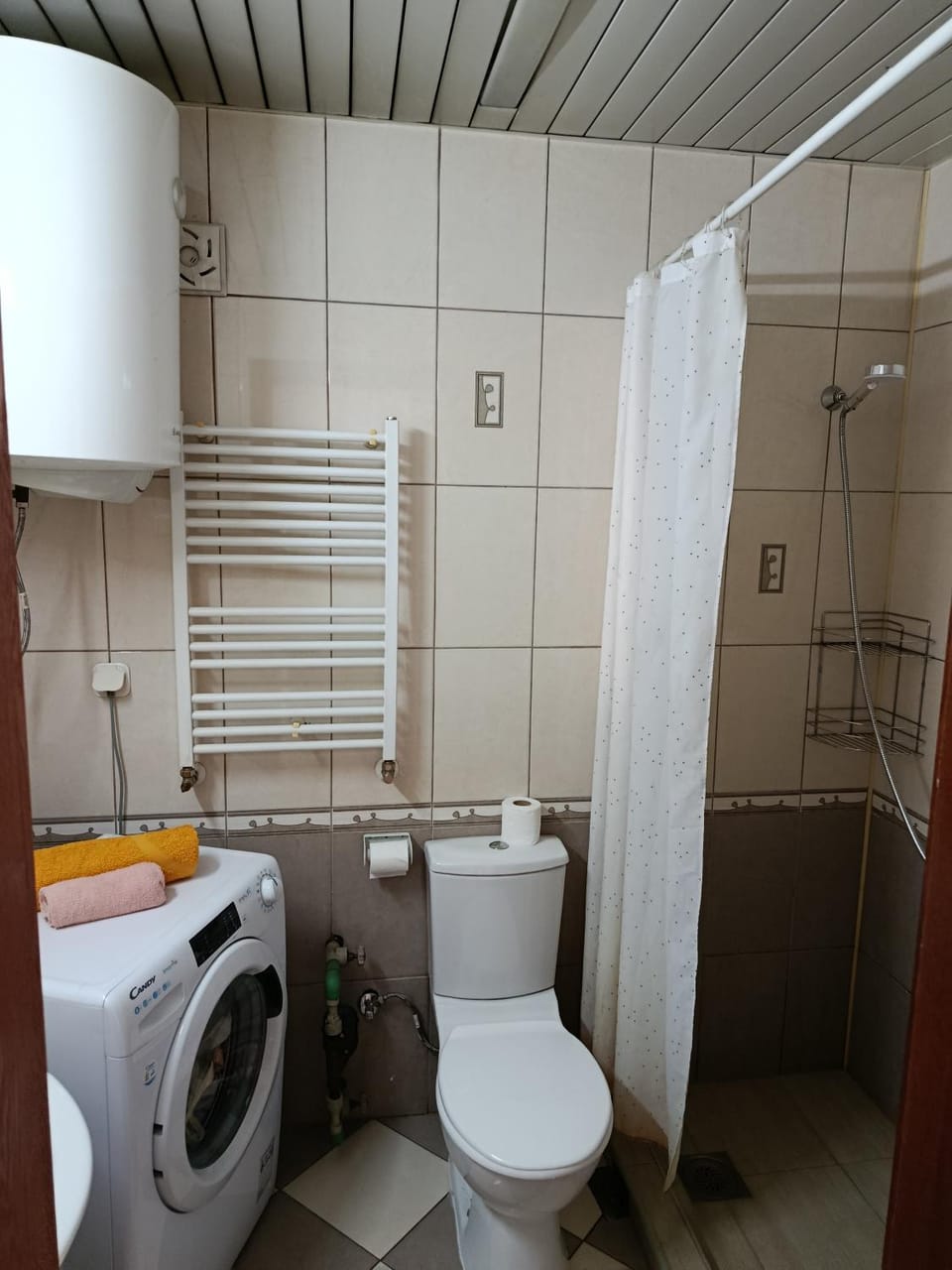 Shower, Toilet, washing machine