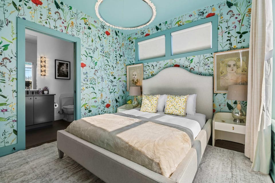 Sleeps 24 2 Homes City Views Hot Tub Fire Pit House in East Nashville