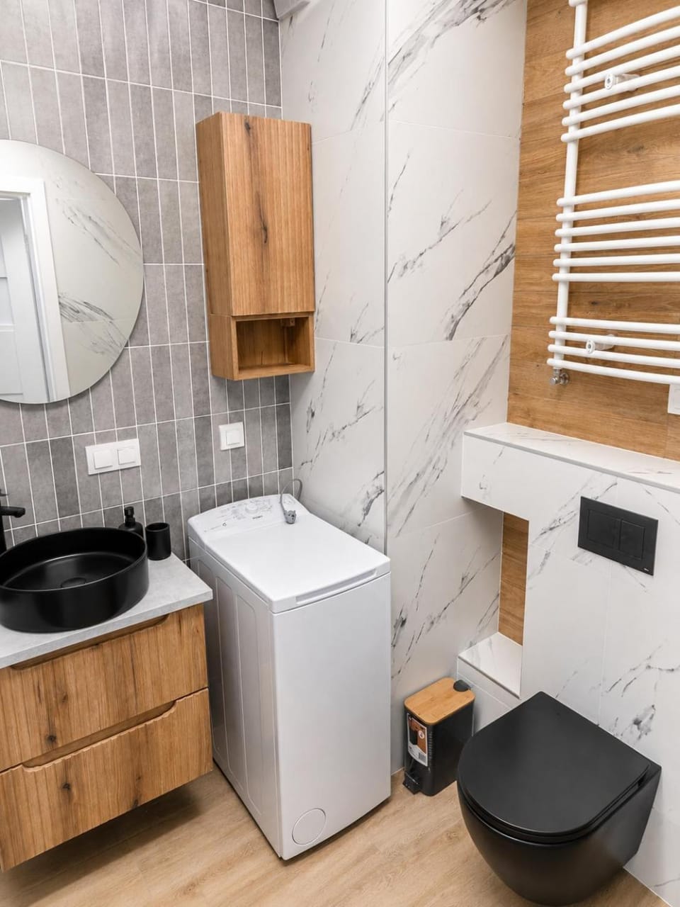 Shower, Toilet, Bathroom, hair dryier, washing machine