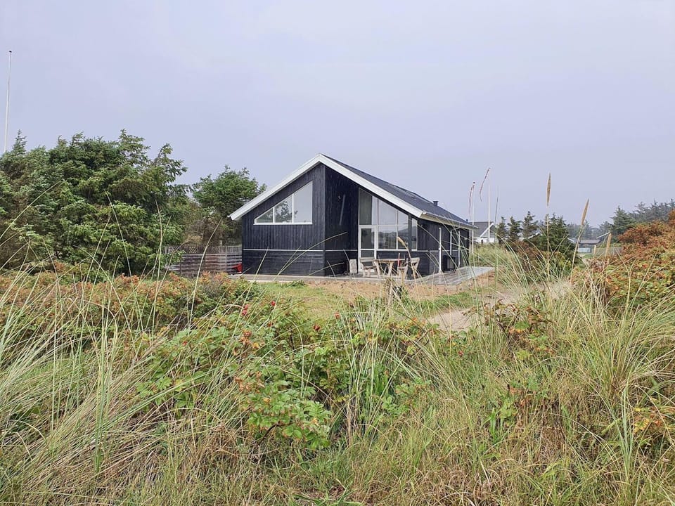 Ferienhaus-mit-Whirlpool-zwei-Terrassen-und-zwei-Baedern House in Blokhus