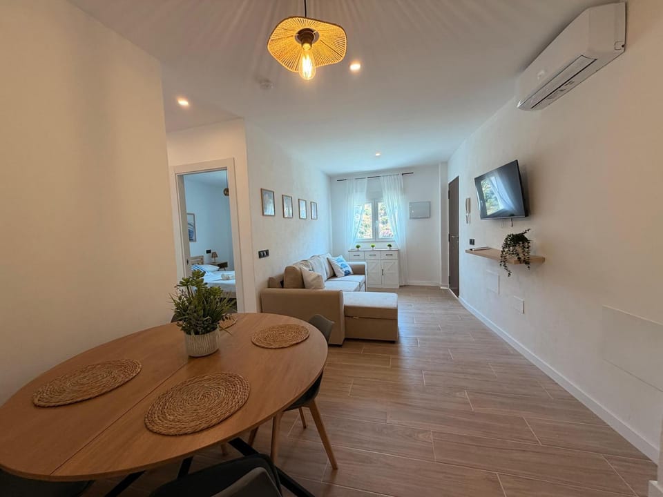 Living room, Photo of the whole room, Dining area, air conditioner