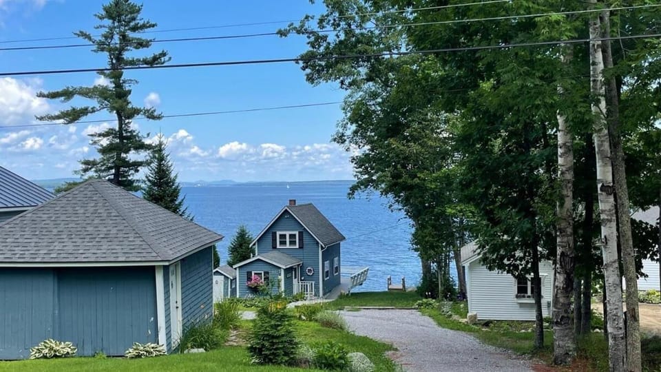 Property building, Day, Lake view