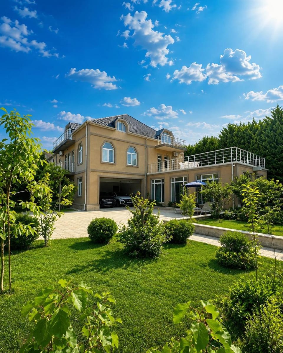 Property building, Spring, Day, Natural landscape, Garden, Garden view