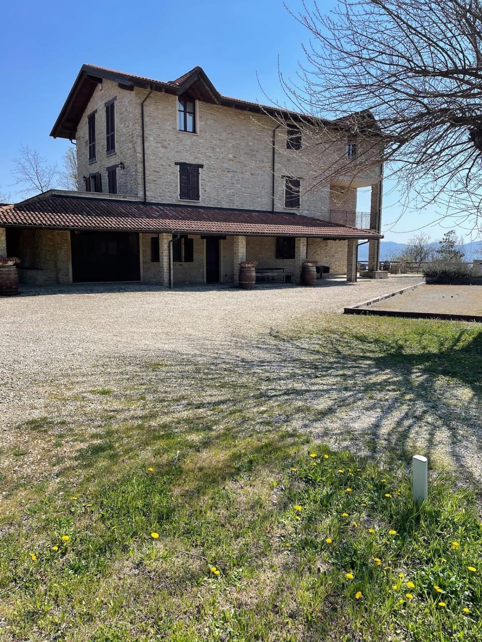 Property building, Garden view