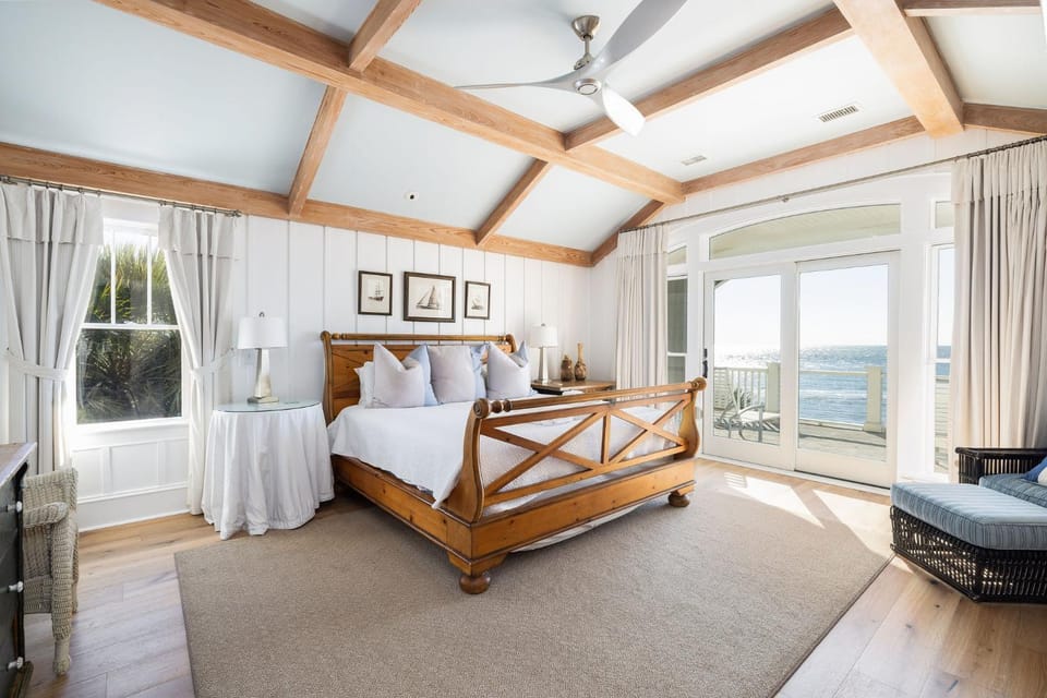 Bed, Day, View (from property/room), Balcony/Terrace, Seating area, Bedroom, Sea view, furniture
