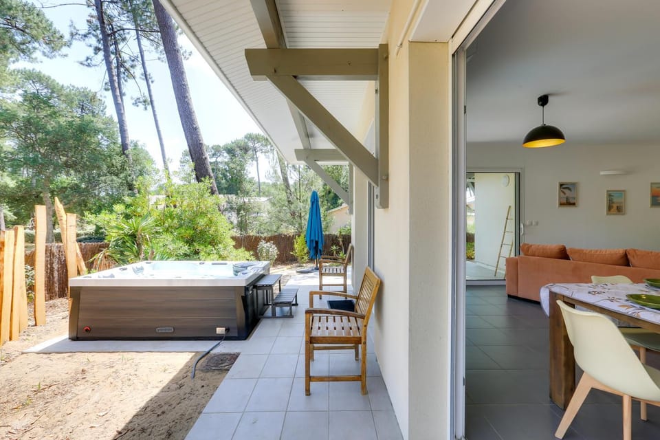 Maison 6 personnes climatisée, Jaccuzzi, à 5 m des plages et du port Villa in Capbreton