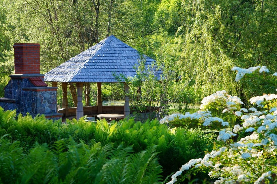 Summer, Seating area, Lake view