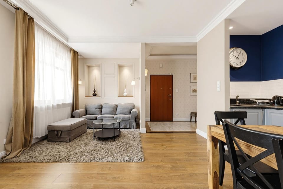 Kitchen or kitchenette, Living room, Dining area