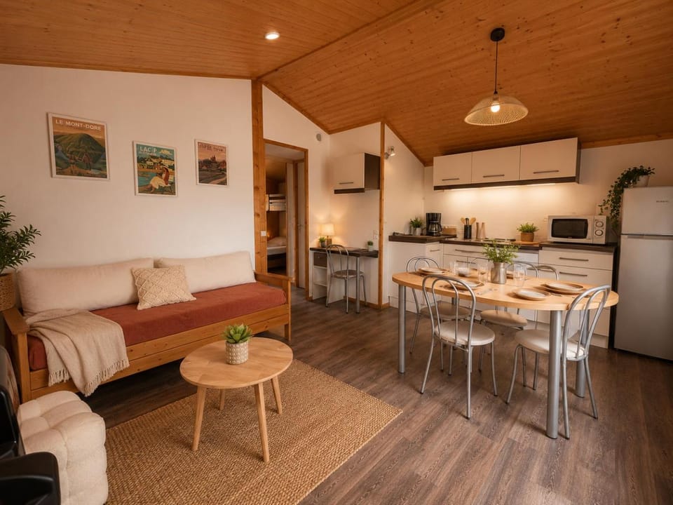 Chalet 6 pers aux Hameaux de Miel Piscine et Lac Campground/ 
RV Resort in Nouvelle-Aquitaine