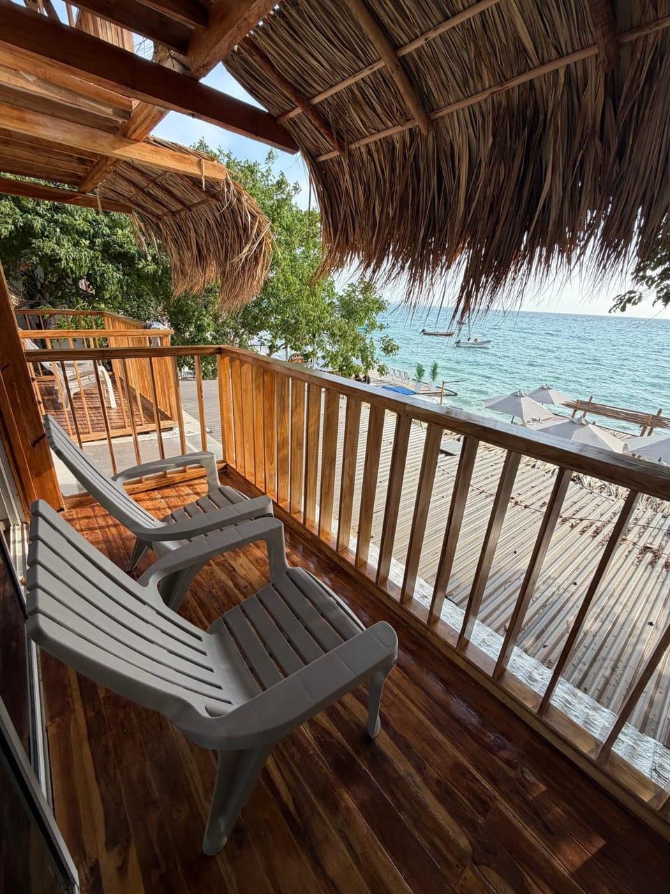 Patio, Day, Natural landscape, View (from property/room), Balcony/Terrace, Sea view, sunbed
