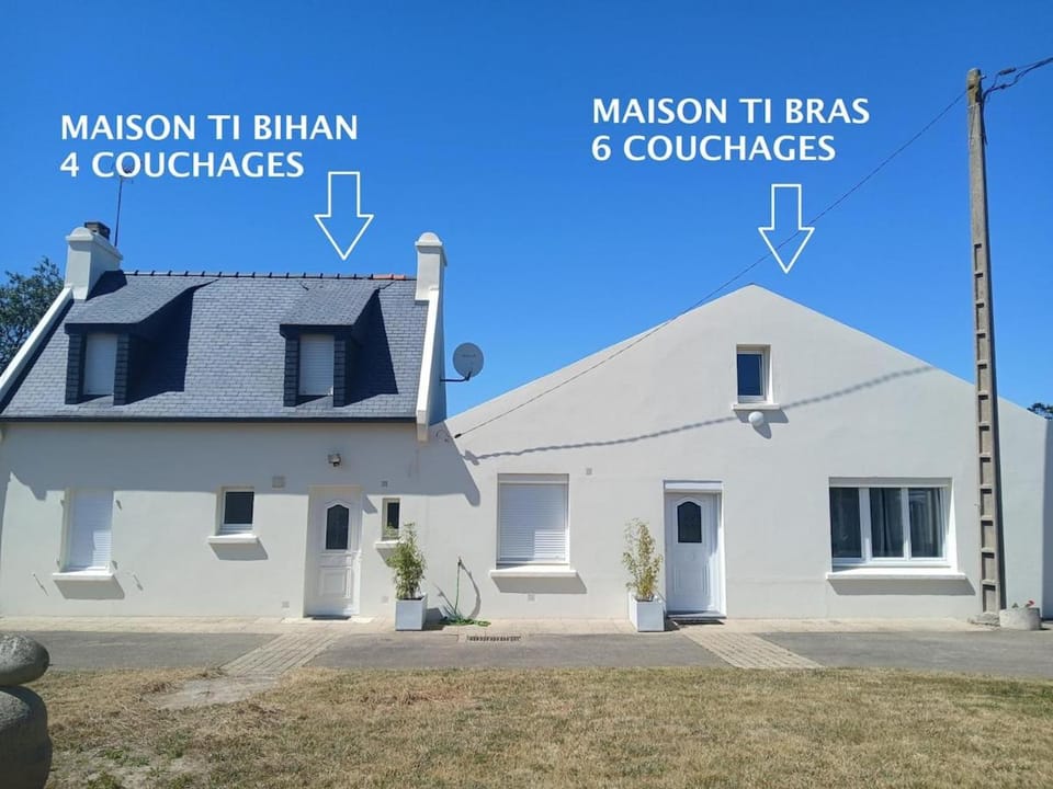 Le Ty SympaB -Ti Bras Vue Mer - 400m de la plage House in Saint-Pabu
