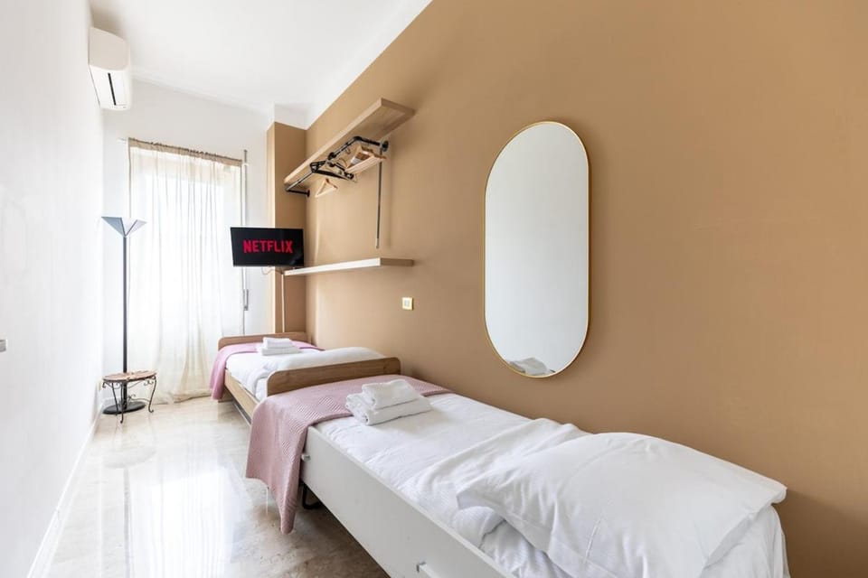 Bed, TV and multimedia, Decorative detail, Bedroom, cot, heating, air conditioner