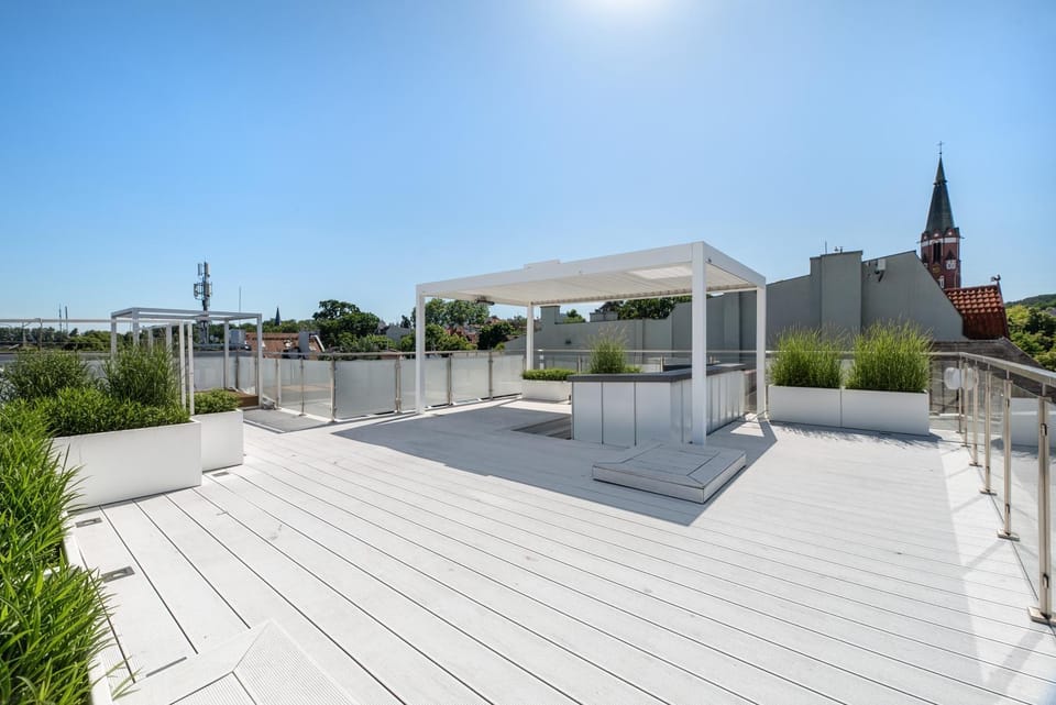 Taras na fali AltumStay Apartment in Sopot