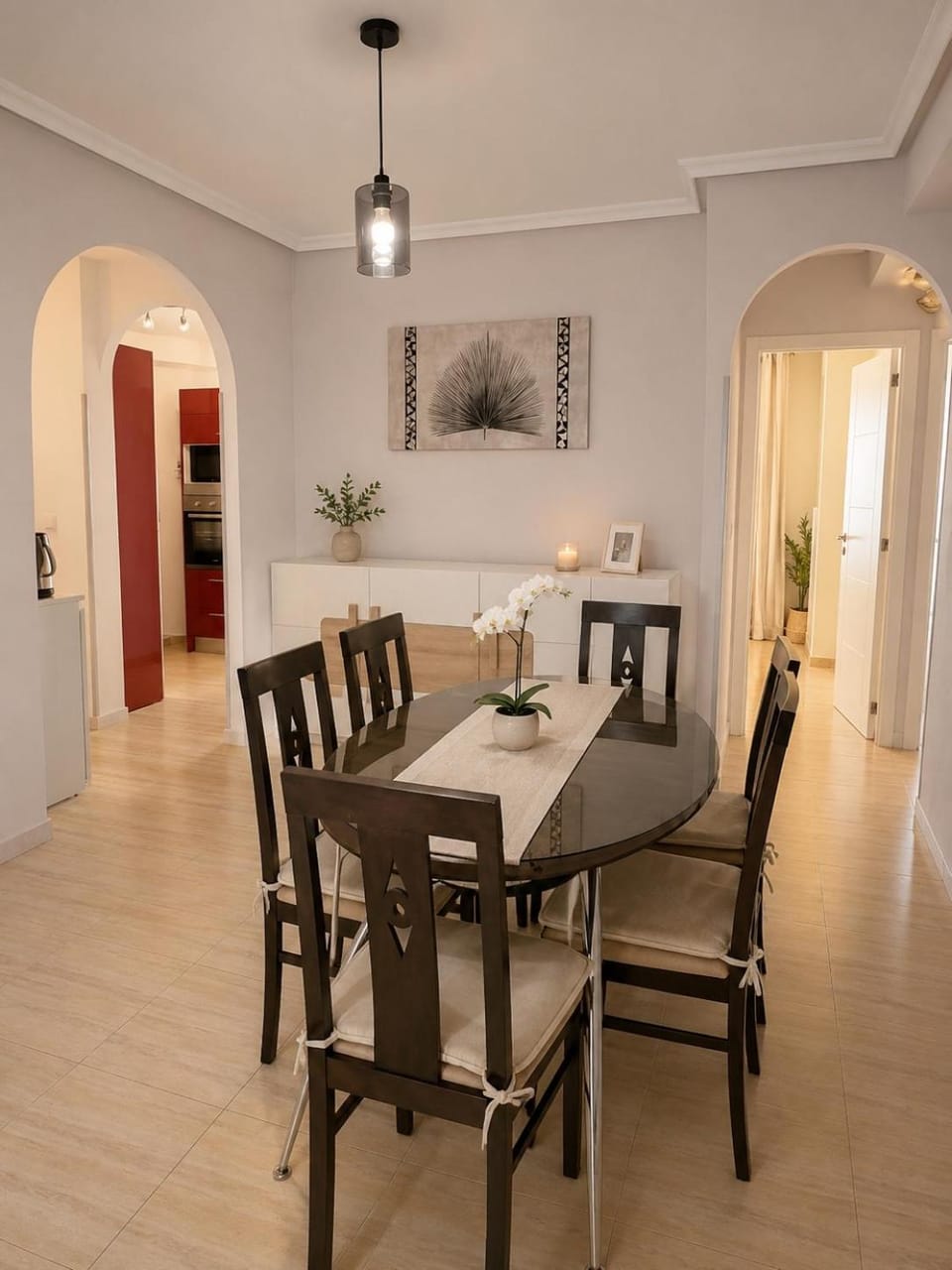 Purisima Red kitchen Apartment in Torrevieja