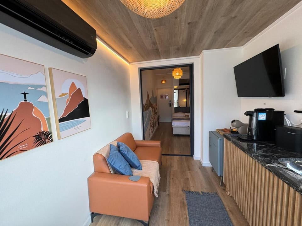 Artsy Ipanema Studio with Rooftop Pool and Beach plus Cristo Views Apartment in Rio de Janeiro