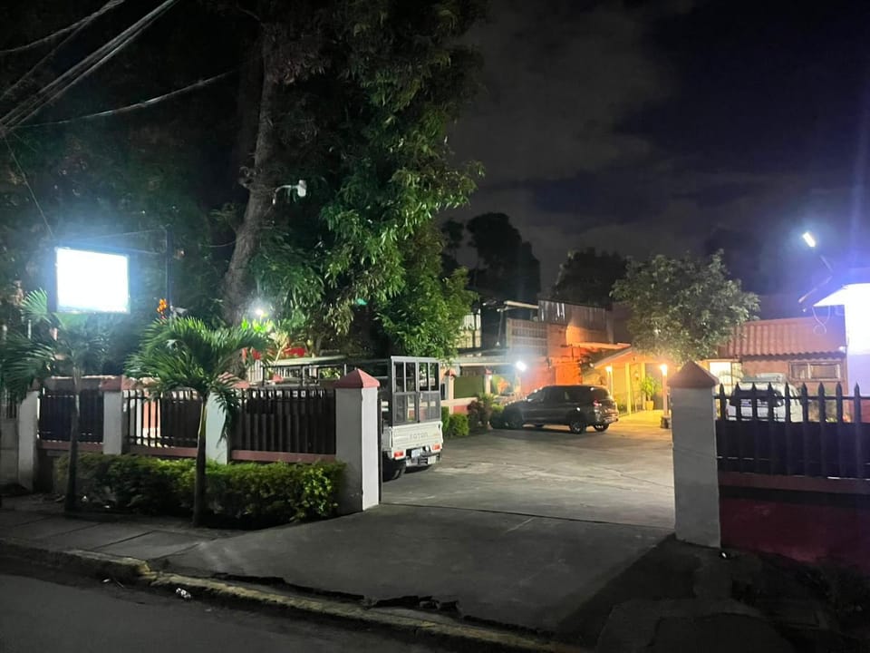 Property building, Night, Parking