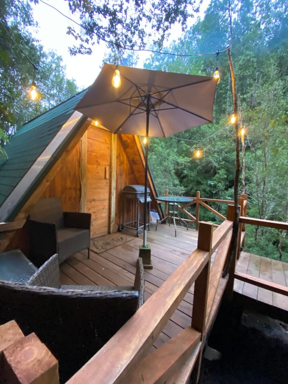 Refugio Minicabaña en medio del bosque con tinaja opcional Luxury tent in Los Ríos, Chile