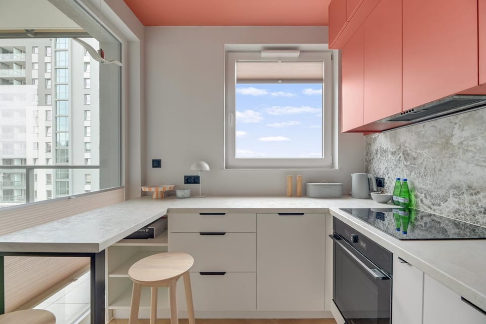 Kitchen or kitchenette, Dining area, dishwasher, oven, stove