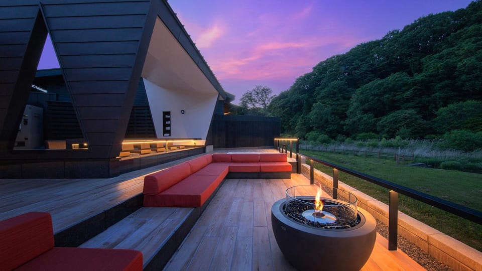 Night, Natural landscape, View (from property/room), Balcony/Terrace, Garden view