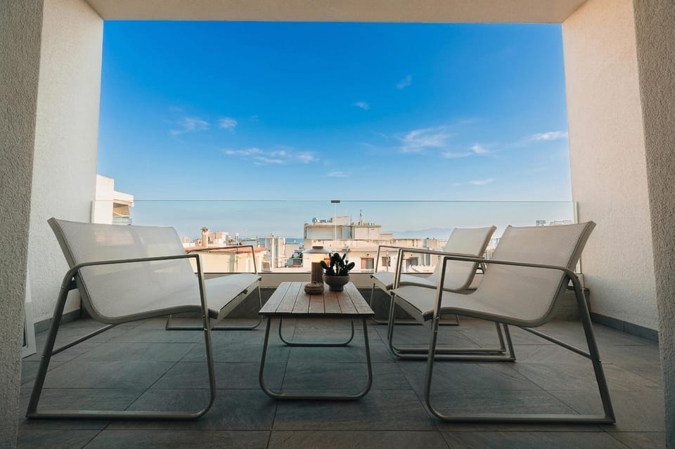 View (from property/room), Balcony/Terrace, Sea view