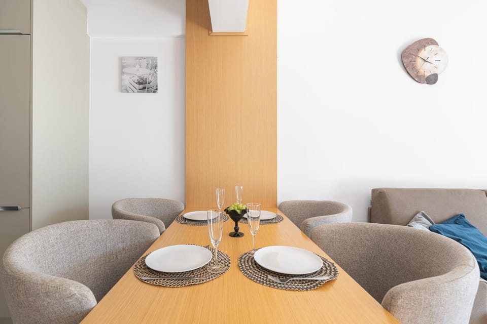 Refined 1bd apartment with an outdoor pool and sea view Apartment in Budva Municipality