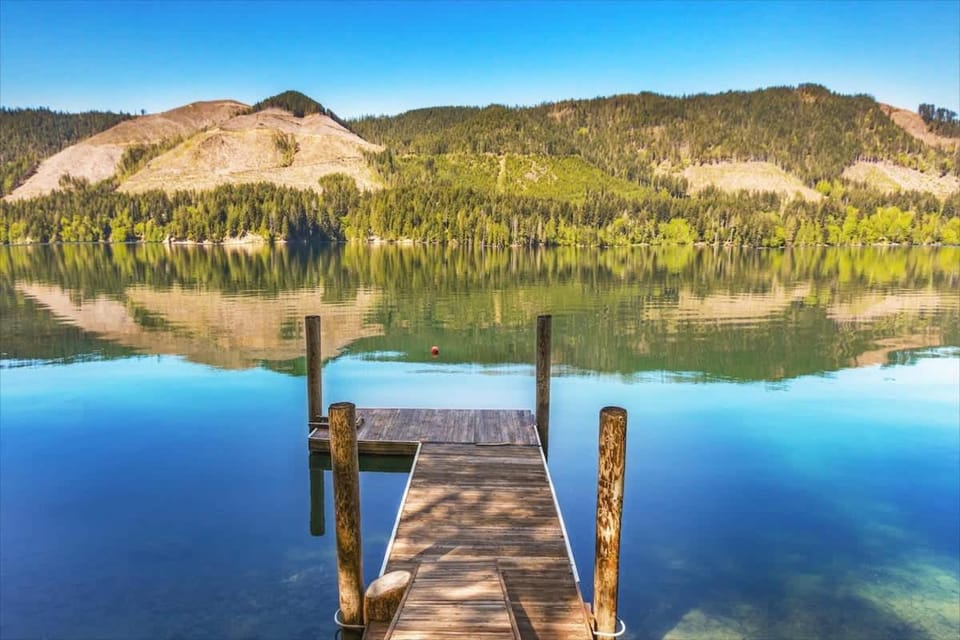 A-Frame Cabin Dock Access & Views BBQ Cabin in Lake Cushman