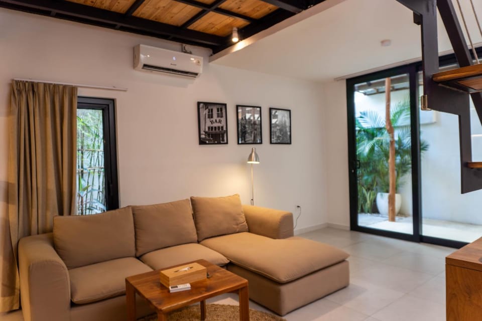 Living room, air conditioner